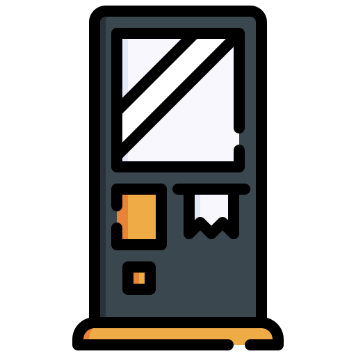 kiosk Generic color outline icon