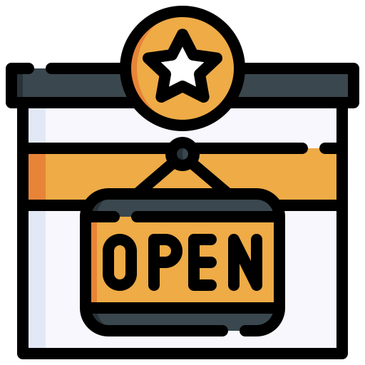 Open Generic color outline icon