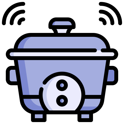 urządzenie do gotowania ryżu Generic color outline ikona