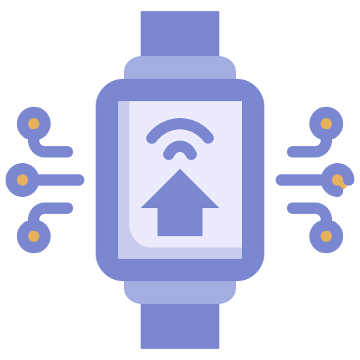 Smart watch Generic color fill icon