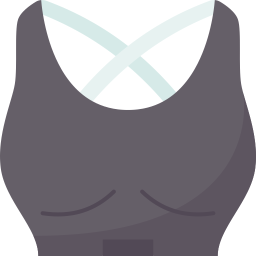 Sport bra Amethys Design Flat icon
