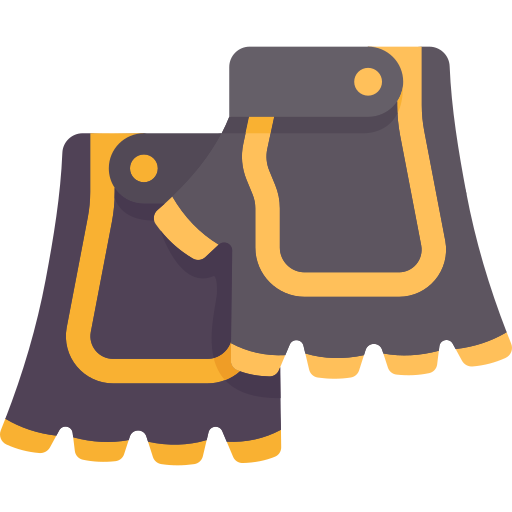 Gloves Amethys Design Flat icon