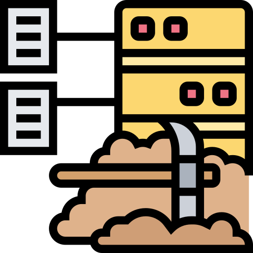 データマイニング Meticulous Lineal Color icon