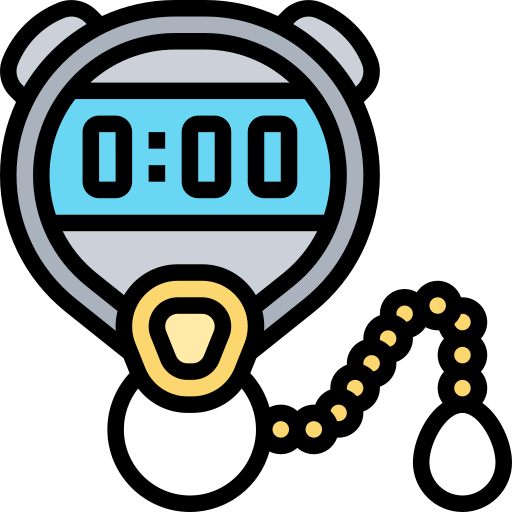 Stopwatch Meticulous Lineal Color icon