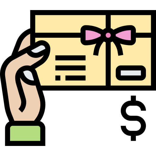 Gift card Meticulous Lineal Color icon