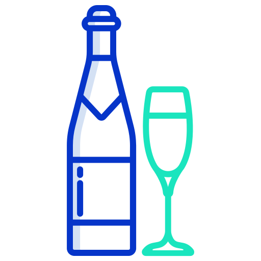Champagne Icongeek26 Outline Colour icon