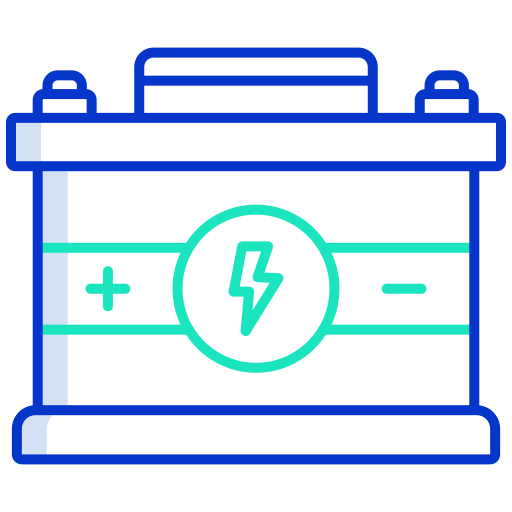 Car battery Icongeek26 Outline Colour icon
