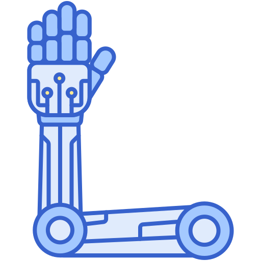 bioniczne ramię Flaticons Lineal Color ikona