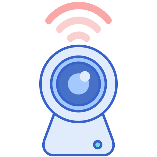 Cctv Flaticons Lineal Color icon