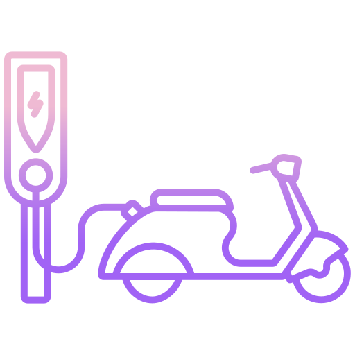 scooter Icongeek26 Outline Gradient icono
