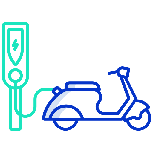 Scooter Icongeek26 Outline Colour icon
