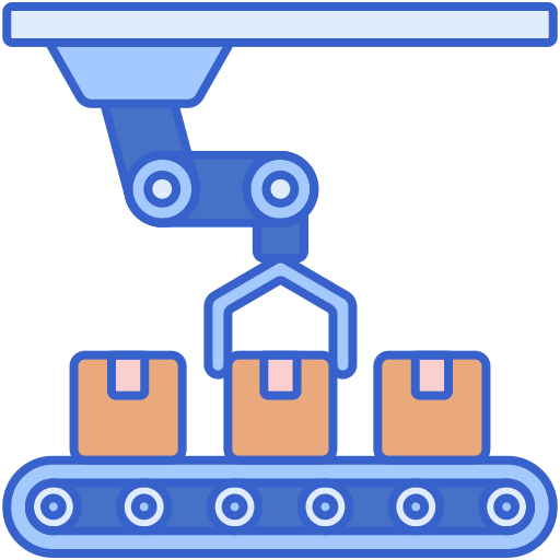 bras robotique Flaticons Lineal Color Icône