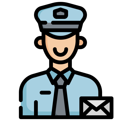 Postman Generic color outline icon