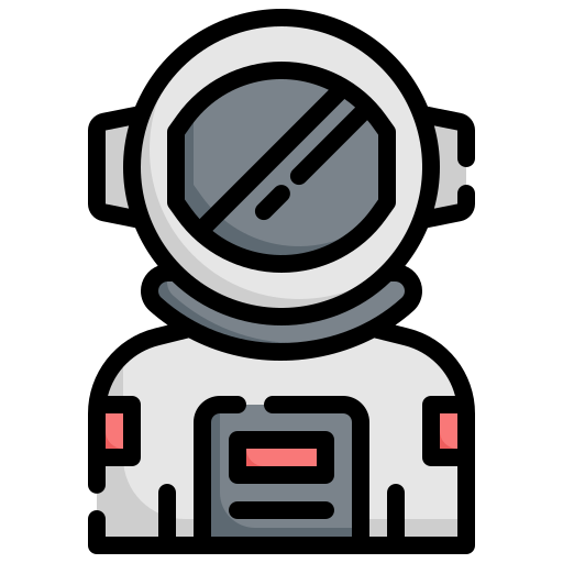 Spaceman Generic color outline icon