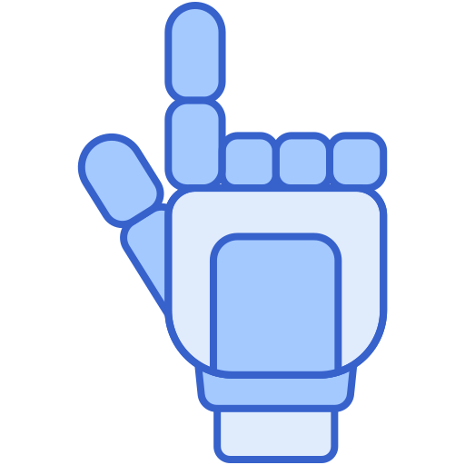 Robotic hand Flaticons Lineal Color icon