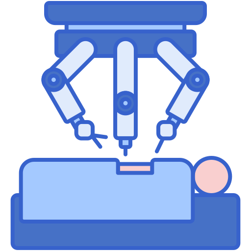 Robotic surgery Flaticons Lineal Color icon