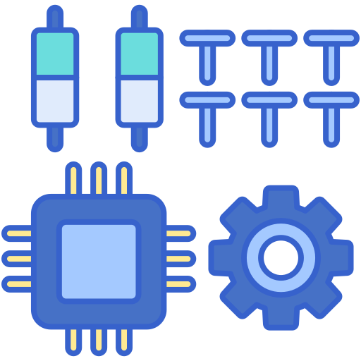 robot-kit Flaticons Lineal Color icoon