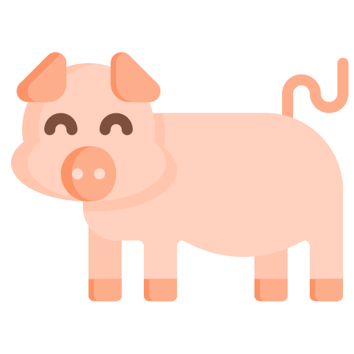 cochon Generic color fill Icône