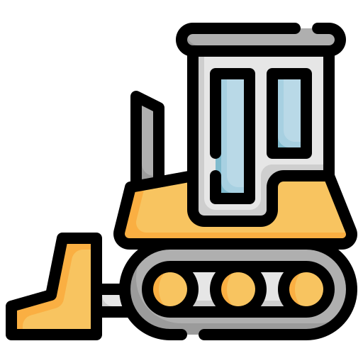 bulldozer Generic color outline icona