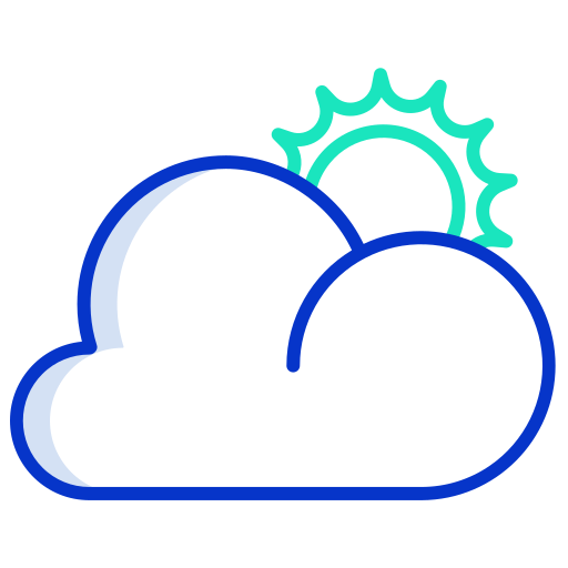 Cloudy Icongeek26 Outline Colour icon
