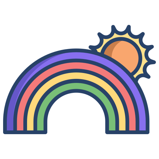 Rainbow Icongeek26 Linear Colour icon