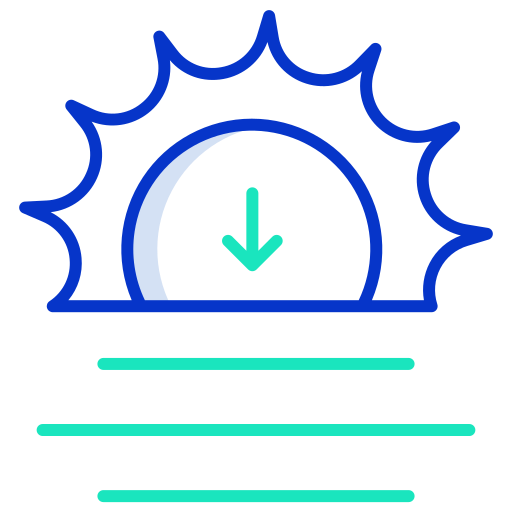Sunset Icongeek26 Outline Colour icon