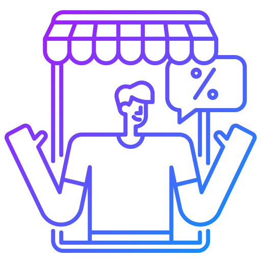 marché Generic gradient outline Icône