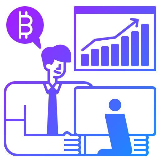 Криптовалюта Generic gradient outline иконка