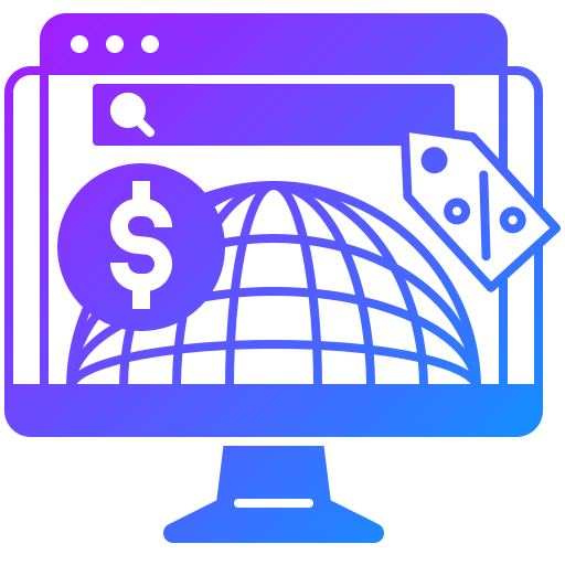 domain Generic gradient outline icon