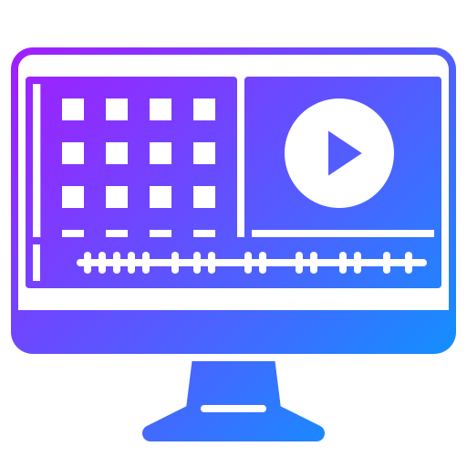 video produktion Generic gradient outline icon