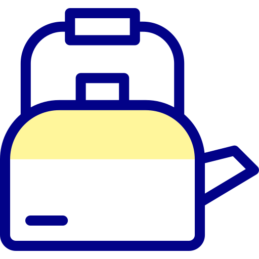 Kettle Detailed Mixed Lineal color icon