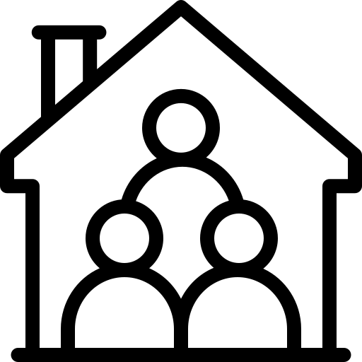 colocataire Detailed Mixed Lineal Icône