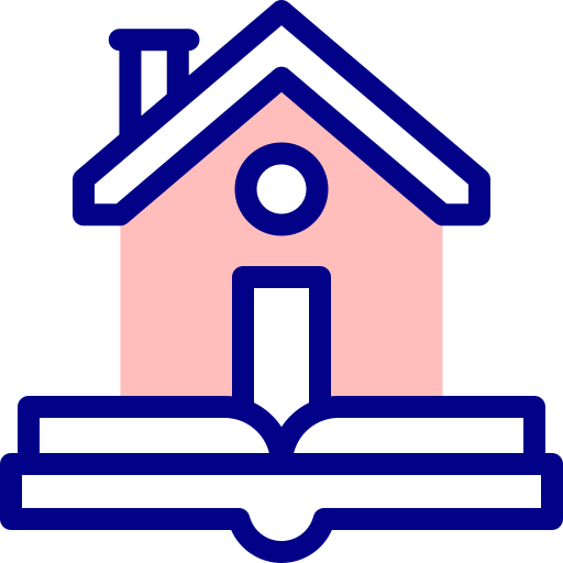 règles de la maison Detailed Mixed Lineal color Icône