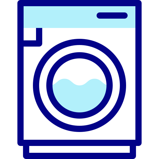Washing machine Detailed Mixed Lineal color icon