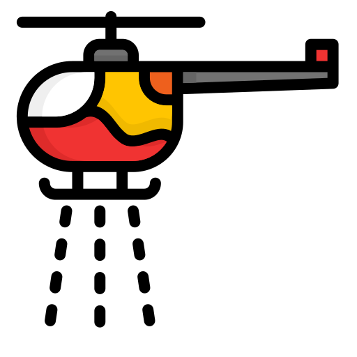 헬리콥터 Generic color outline icon
