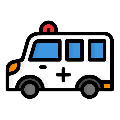 ambulance Generic color outline icoon