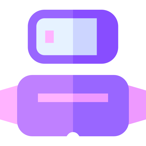 Virtual reality Basic Straight Flat icon