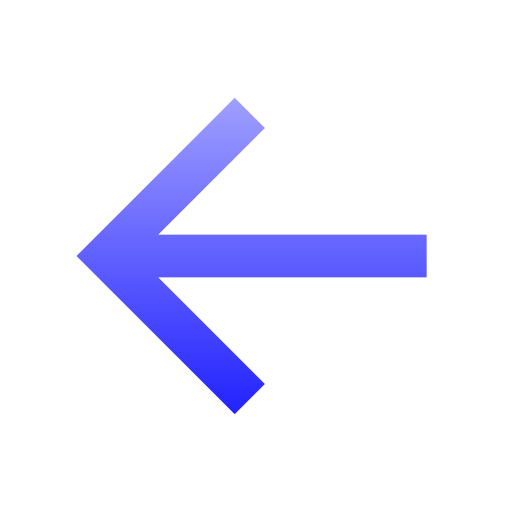 flecha izquierda Generic gradient outline icono