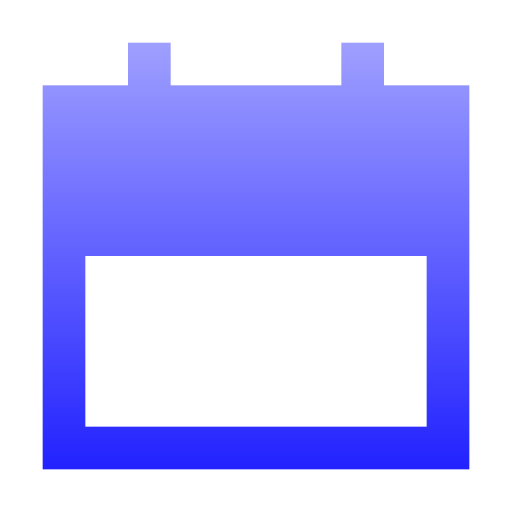 カレンダー Generic gradient fill icon