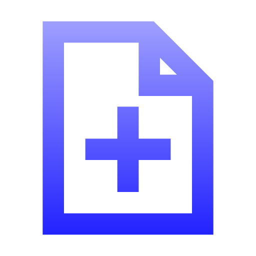 archivo Generic gradient outline icono