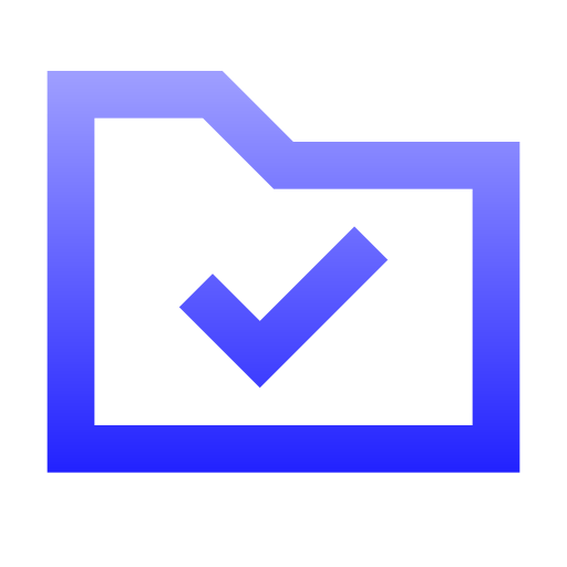 ordner Generic gradient outline icon