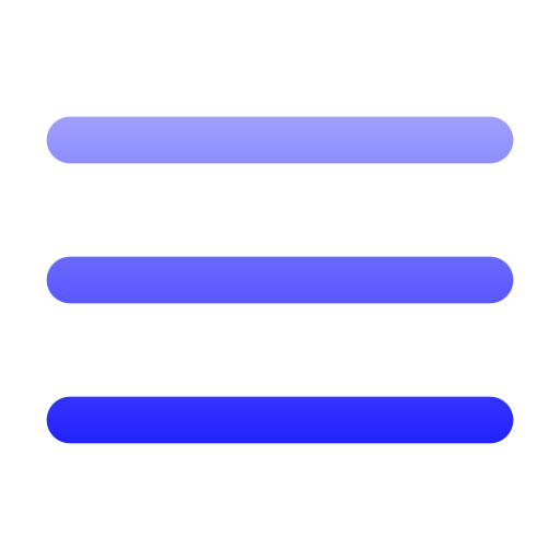 menú abierto Generic gradient outline icono