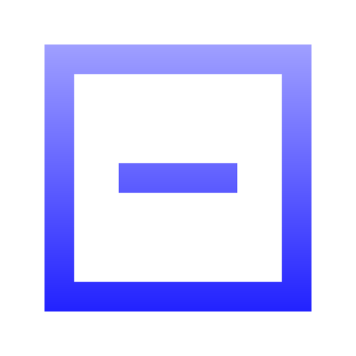 マイナス Generic gradient outline icon