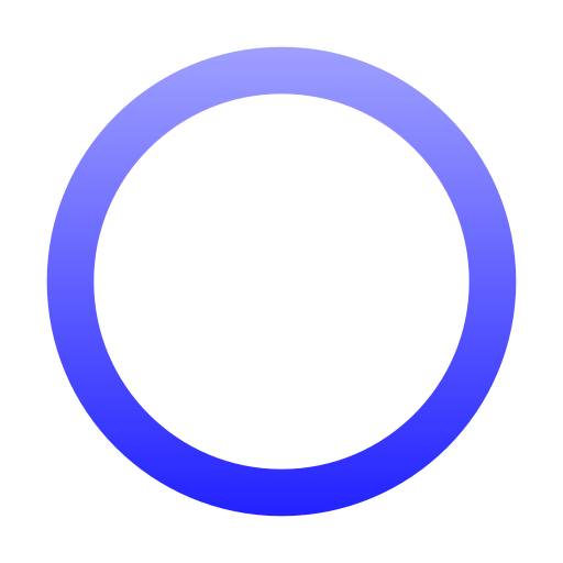 cerchio Generic gradient outline icona