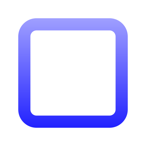 cuadrado Generic gradient outline icono