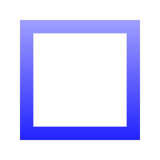 Квадрат Generic gradient outline иконка
