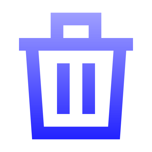 afval Generic gradient outline icoon