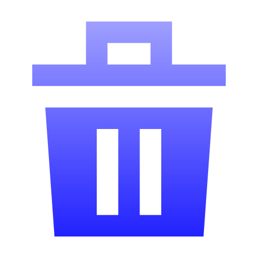 Trash Generic gradient fill icon