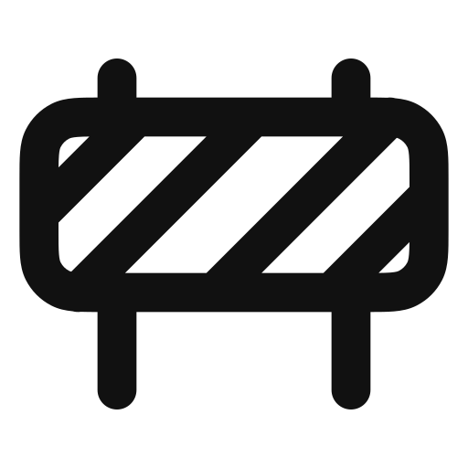 achtung Generic black outline icon