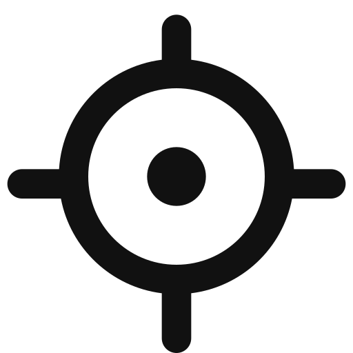 objetivo Generic black outline icono